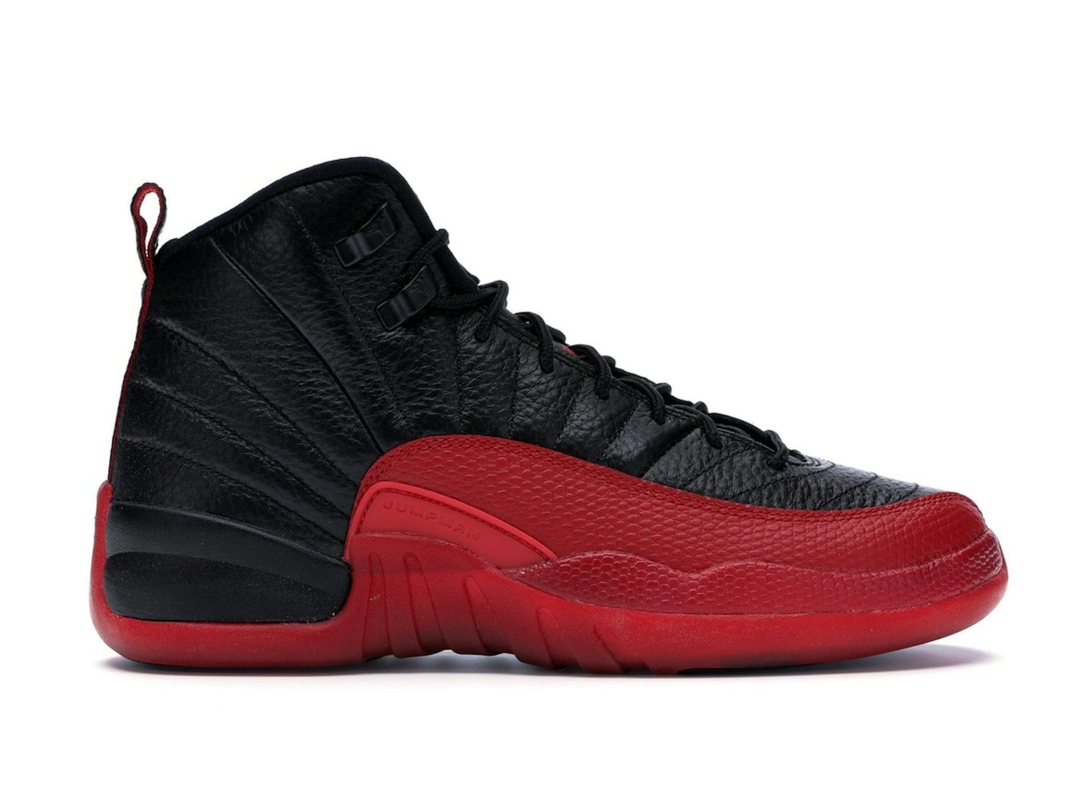 Minomog Jordan 12 Retro “Flu Game” GS 153265-002 | Black / Varsity Red