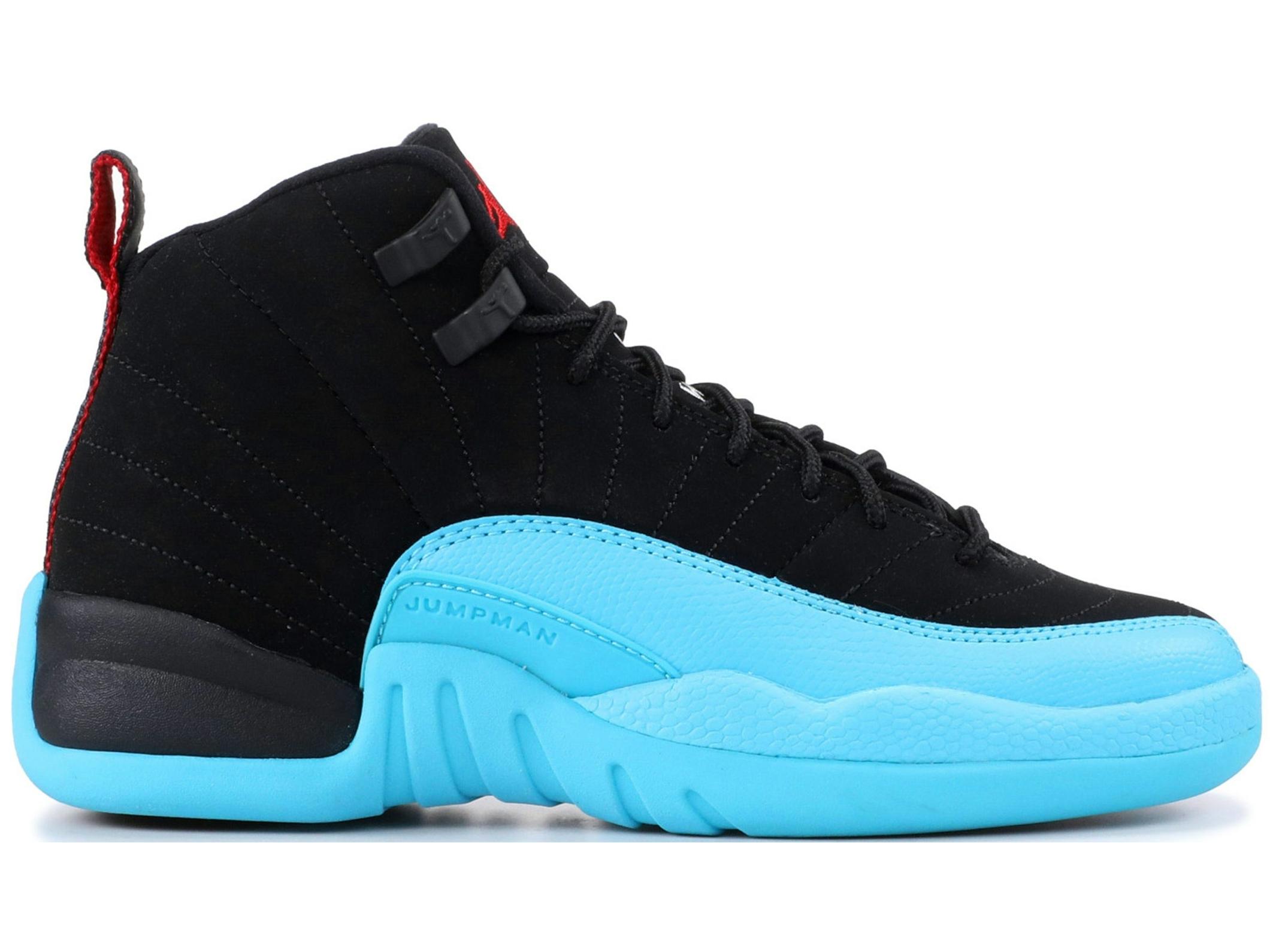 Minomog Jordan 12 Retro “Gamma Blue” GS 153265-027 | Black / Gamma Blue