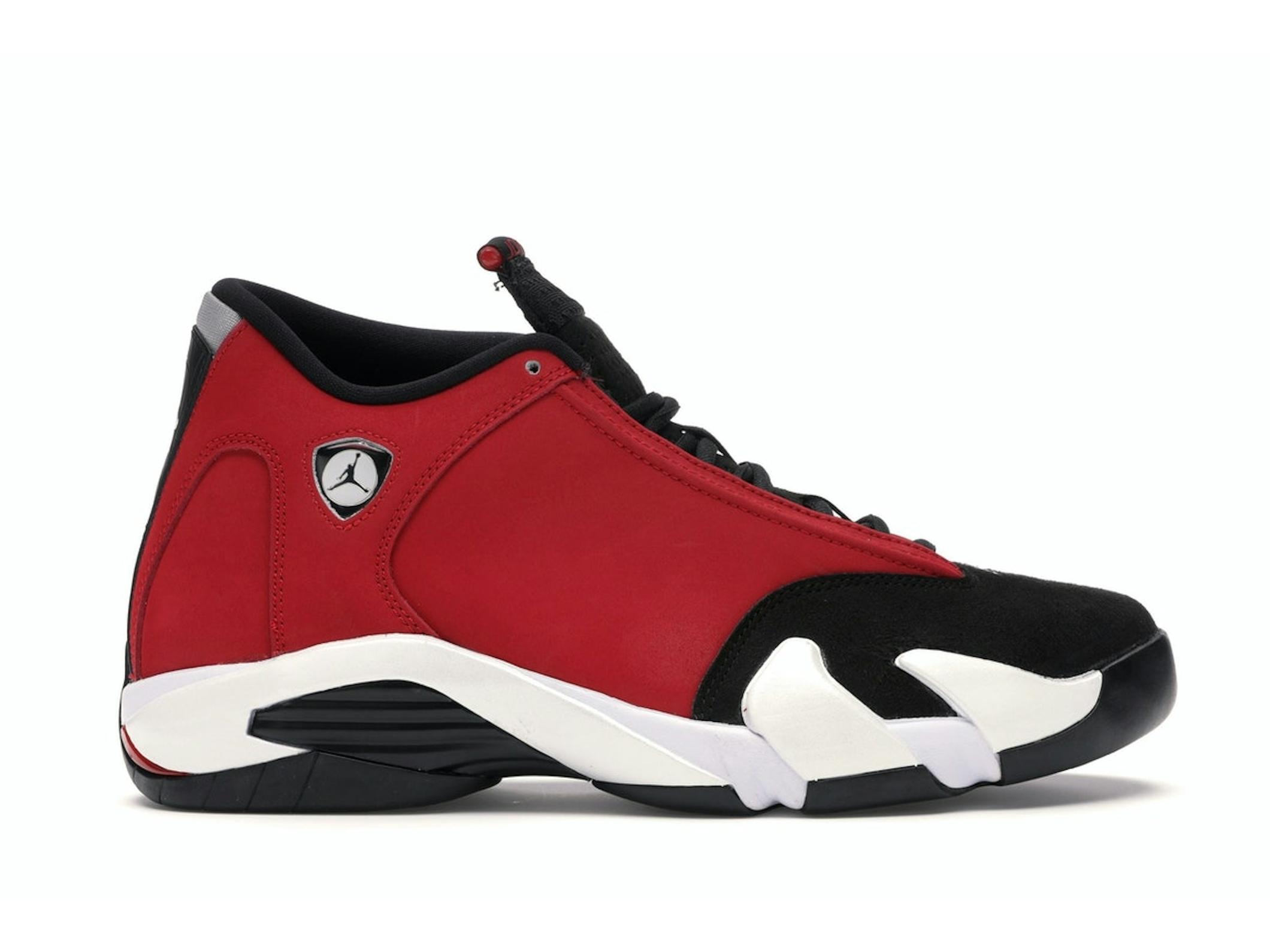 Minomog Jordan 14 Retro “Gym Red/Toro” 487471-006 | Black / White / Gym Red