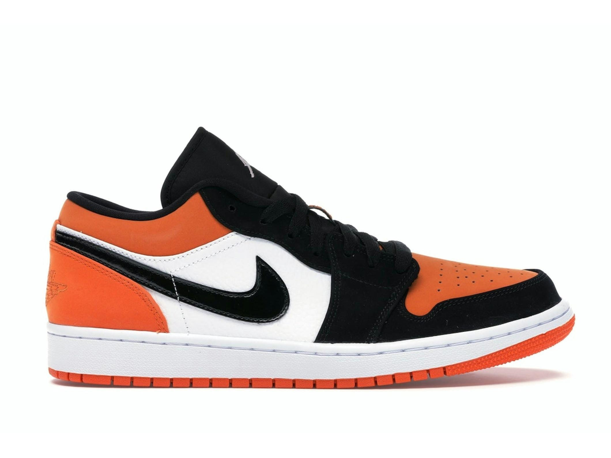 Minomog Jordan 1 Low “Shattered Backboard” 553558-128 | Orange / White / Black