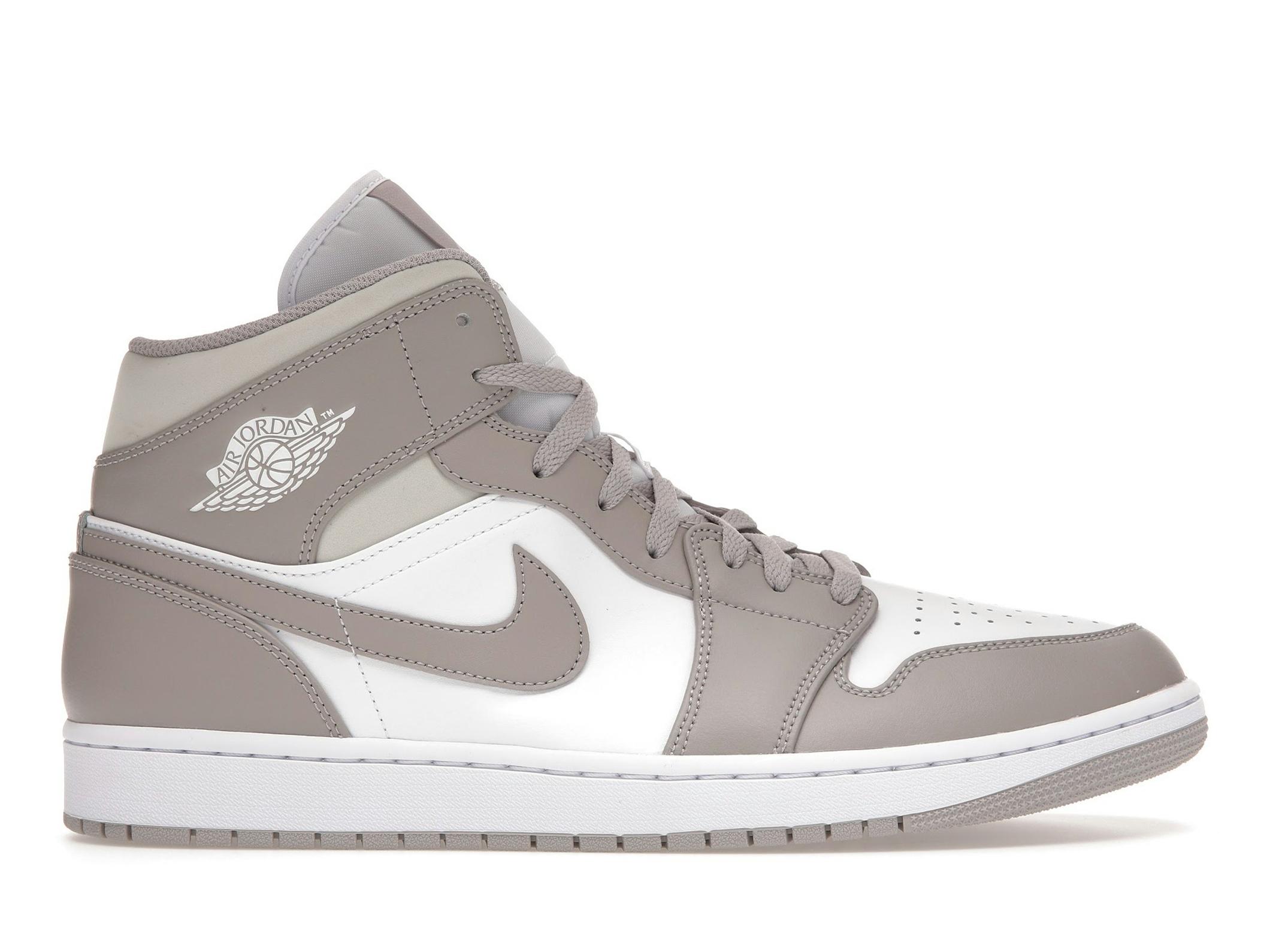 Jordan 1 Mid “Linen” 554724-082 | White / Linen