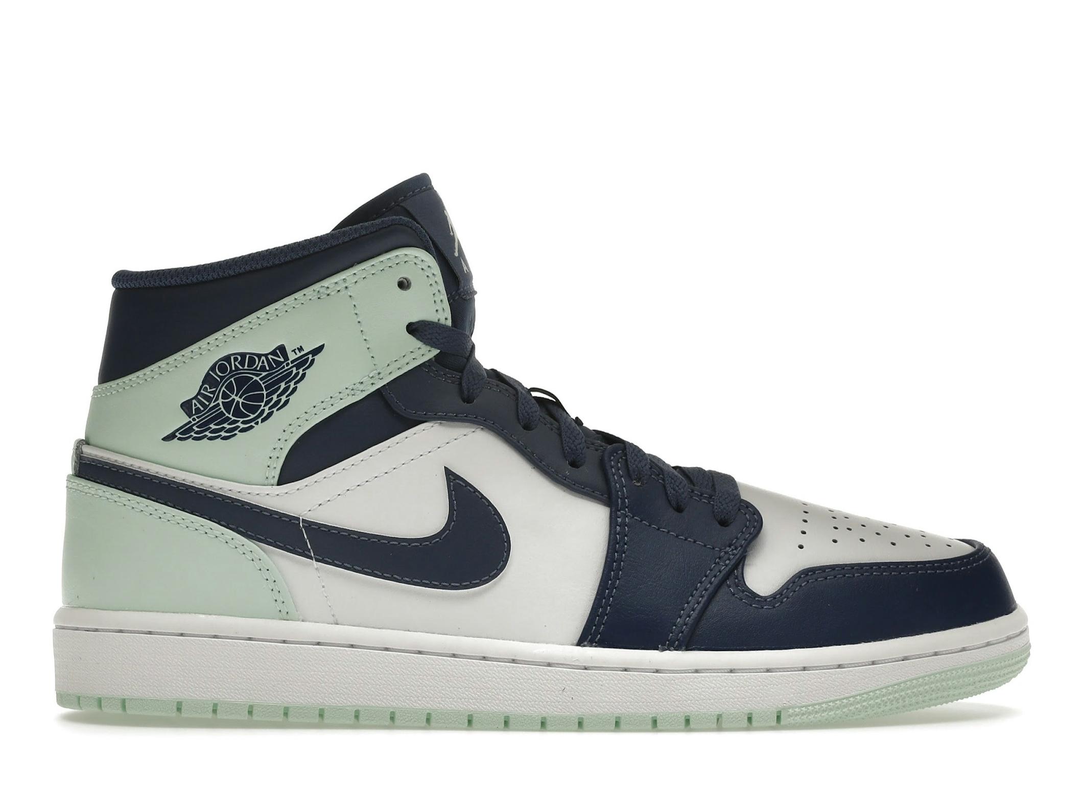 Minomog Jordan 1 Mid “Mystic Navy / Mint Foam” 554724-413