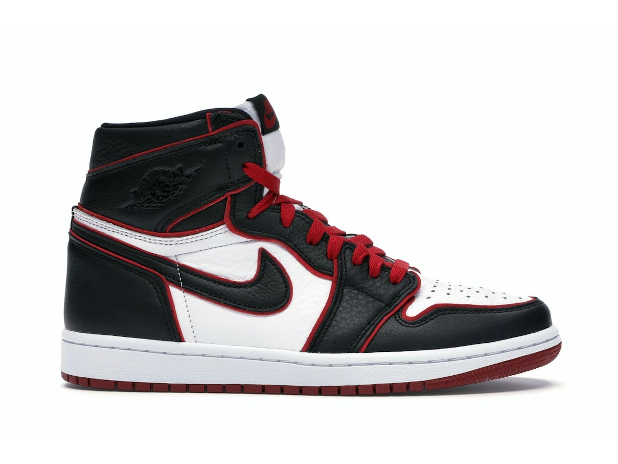 Minomog Jordan 1 Retro High “Bloodline” 555088-062 | Black / Gym Red / White