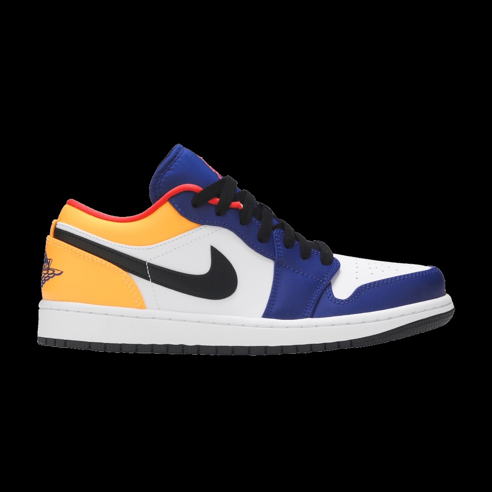 Minomog Jordan 1 Low Royal Yellow 553558-123 | Royal Yellow Black White Sneaker