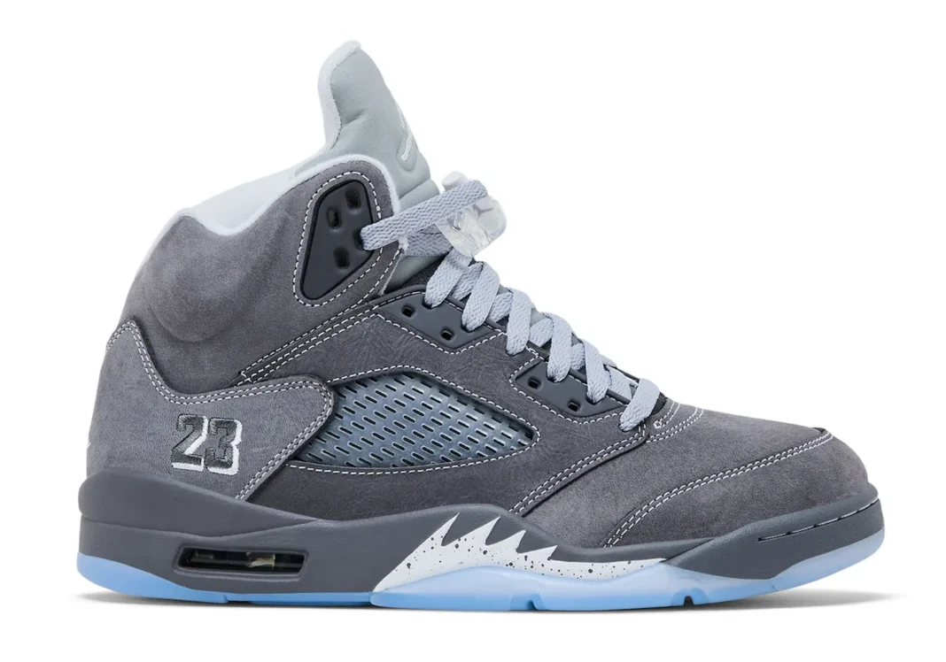 Minomog Air Jordan 5 Retro "Wolf Grey" - Classic Heritage High-Top Lifestyle Model