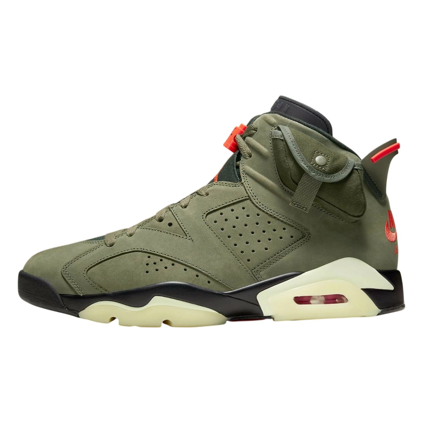 Minomog Air Jordan 6 Retro x Travis Scott Mid Top Sneakers