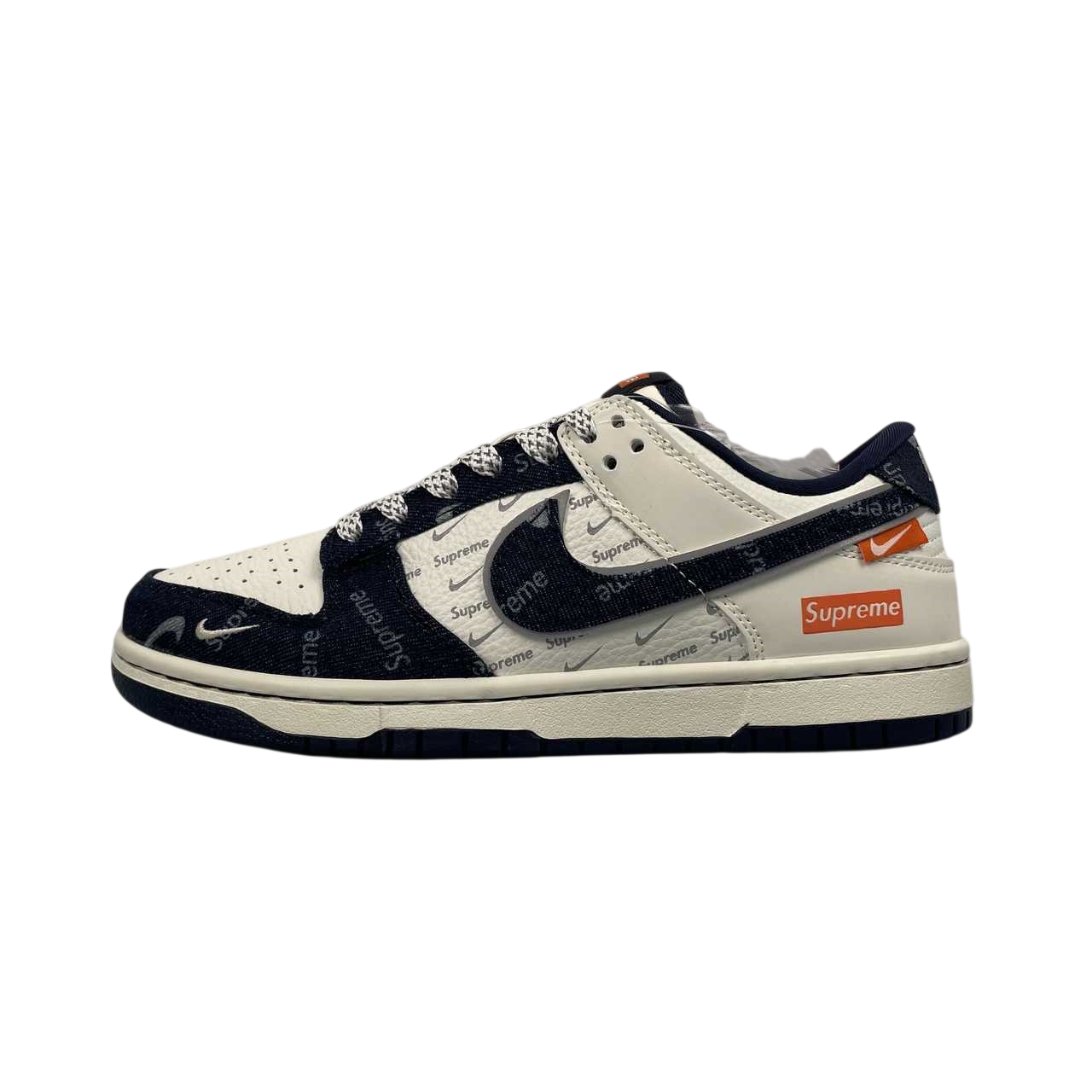 Minomog SB Dunk Low Collaboration Black Denim Casual Sneakers – Street Style Comfort