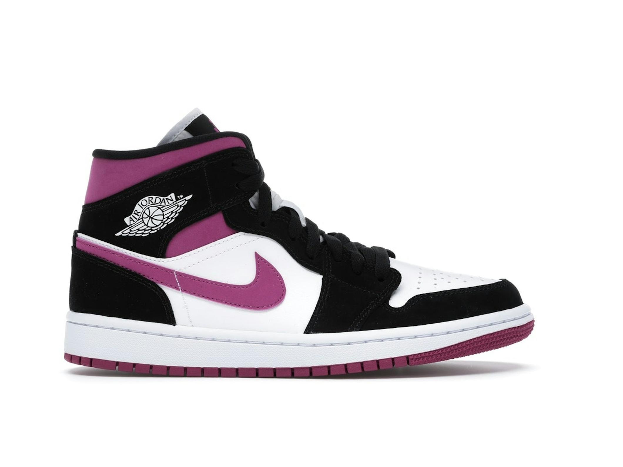Minomog Jordan 1 Mid “Magenta” BQ6472-005 | White / Black / Magenta