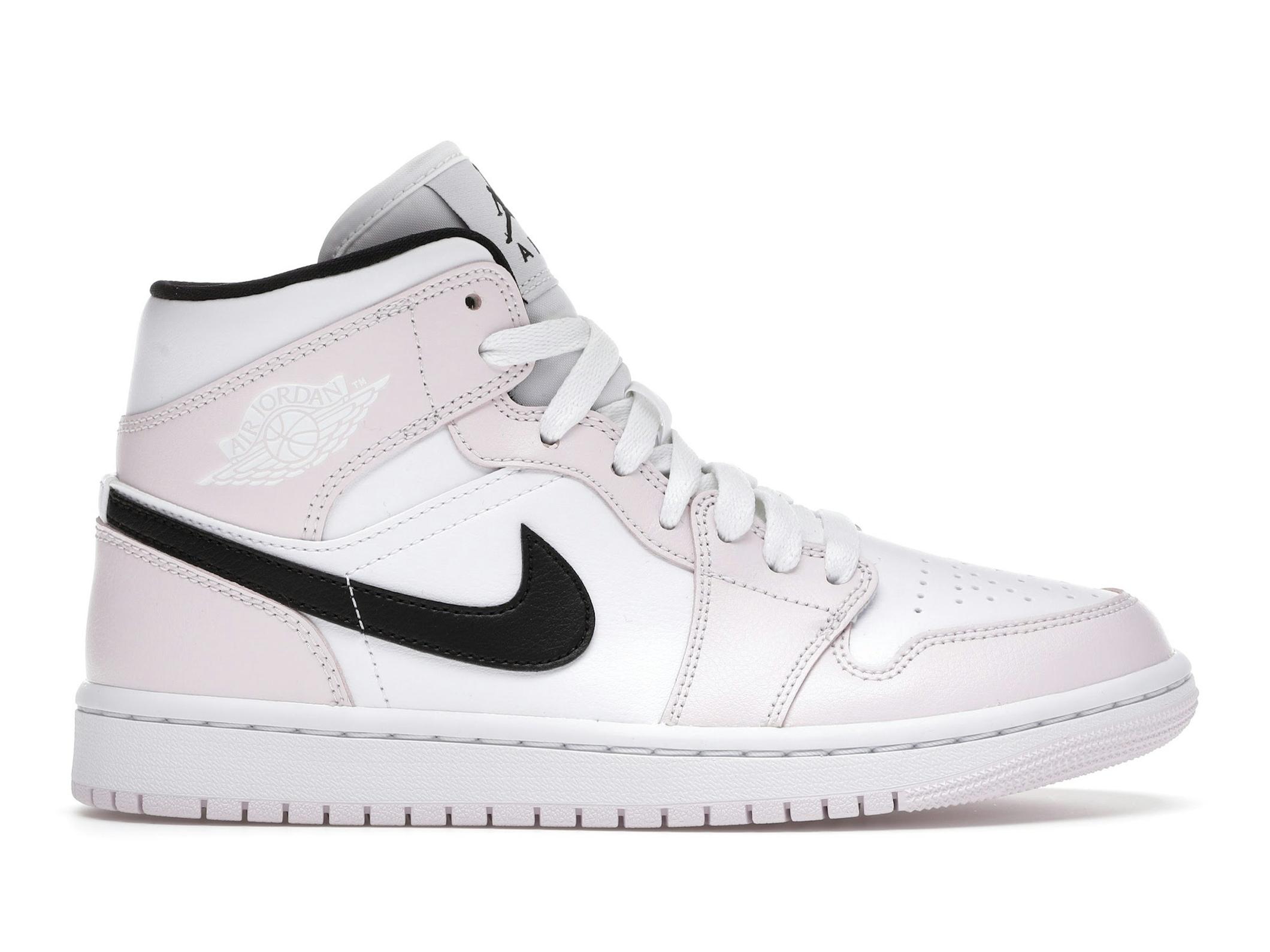Minomog Jordan 1 Mid “Barely Rose” BQ6472-500 | Barely Rose / Black