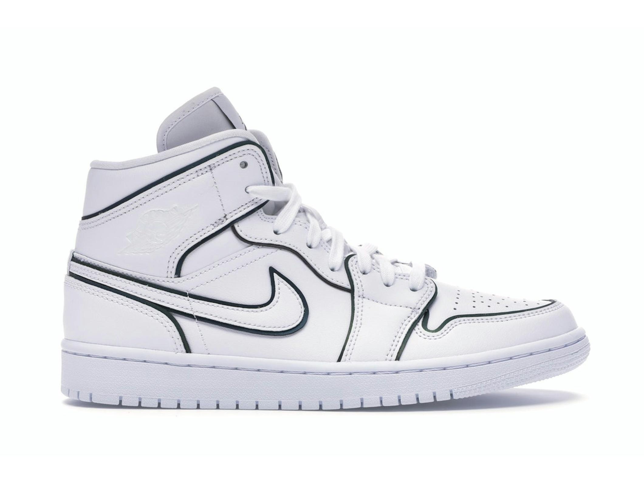 Jordan 1 Mid “Iridescent Reflective” Women’s CK6587-100 | White/Iridescent