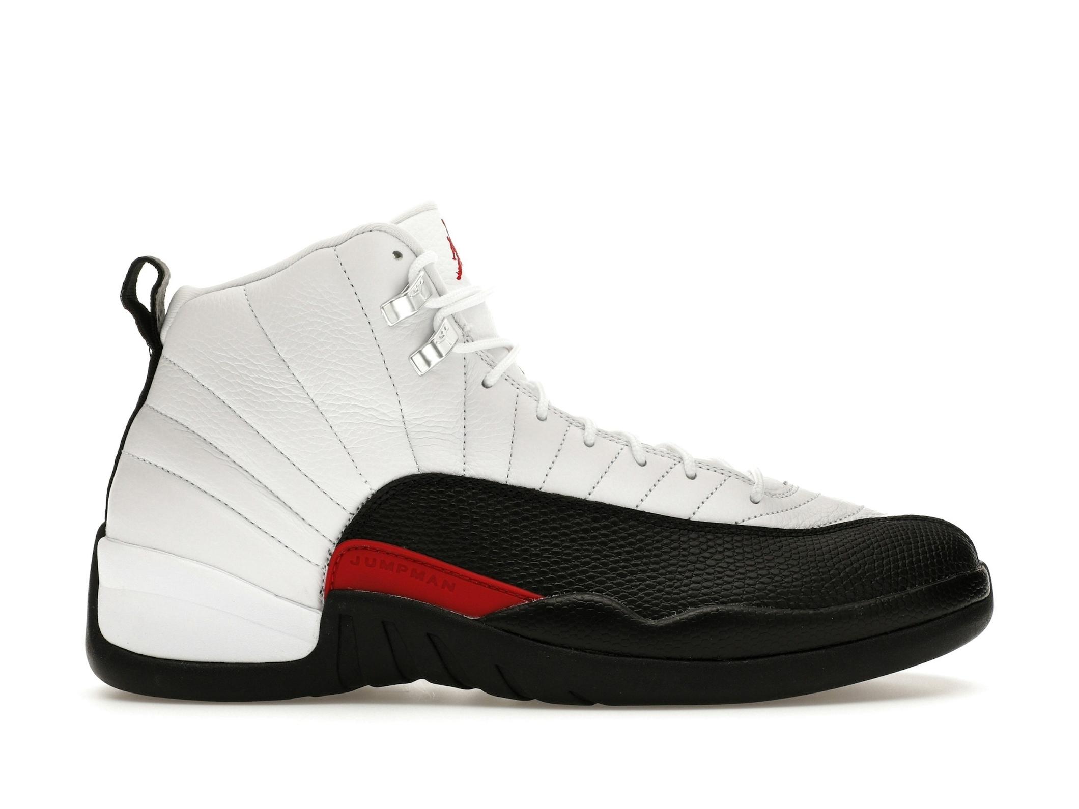 Minomog Jordan 12 Retro “Taxi Flip” White/Gym Red/Black CT8013-162