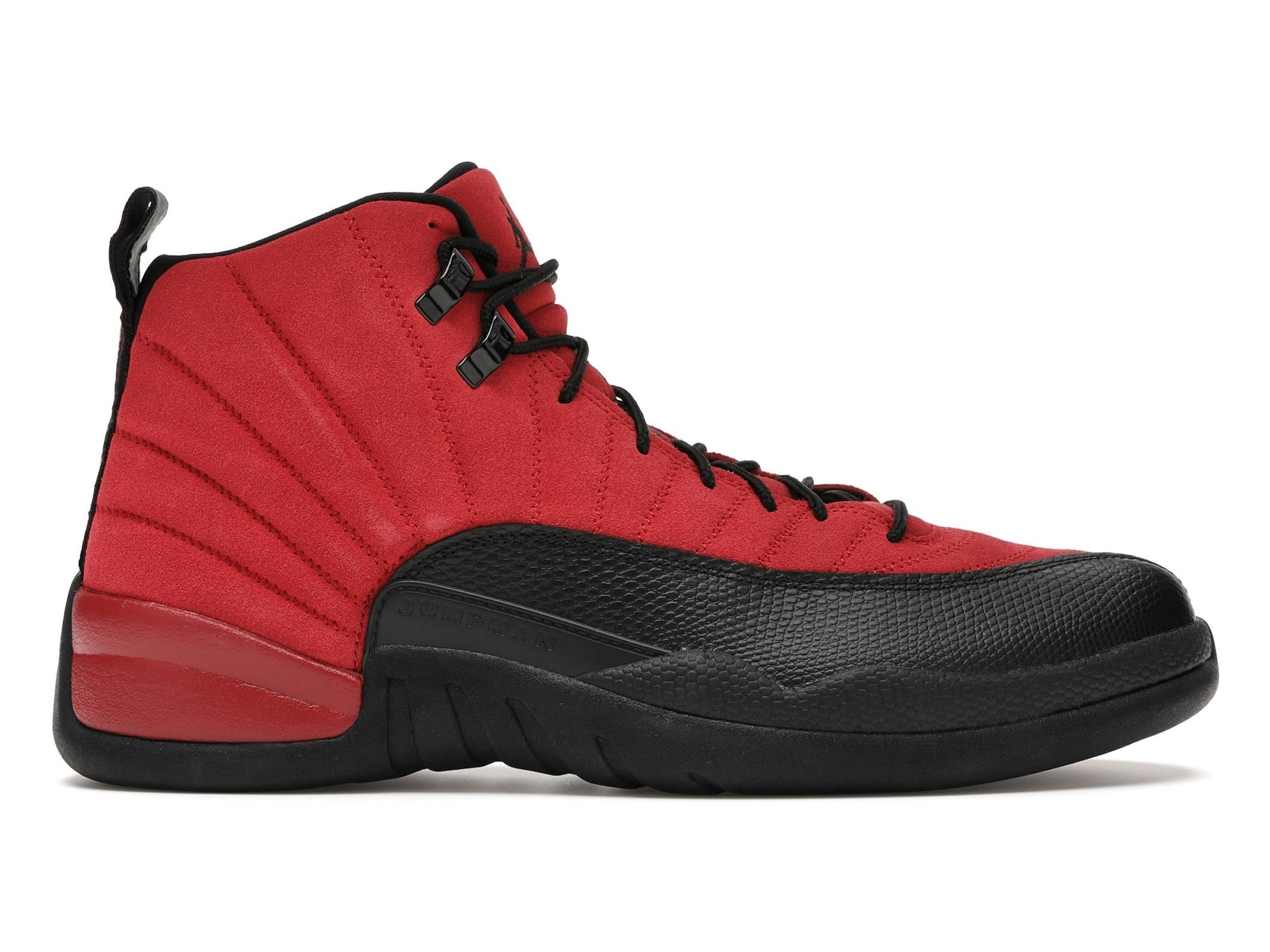 Minomog Jordan 12 Retro “Reverse Flu Game” CT8013-602 | Varsity Red/Black