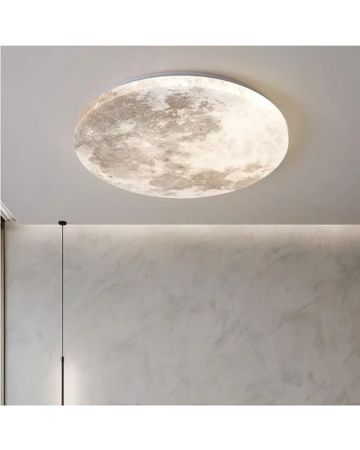 Nordic Led Moon Wall Light Creative Ceiling Light Universal Stepless Dimmable Chandelier Living Room Bedroom Lamp Home Decor