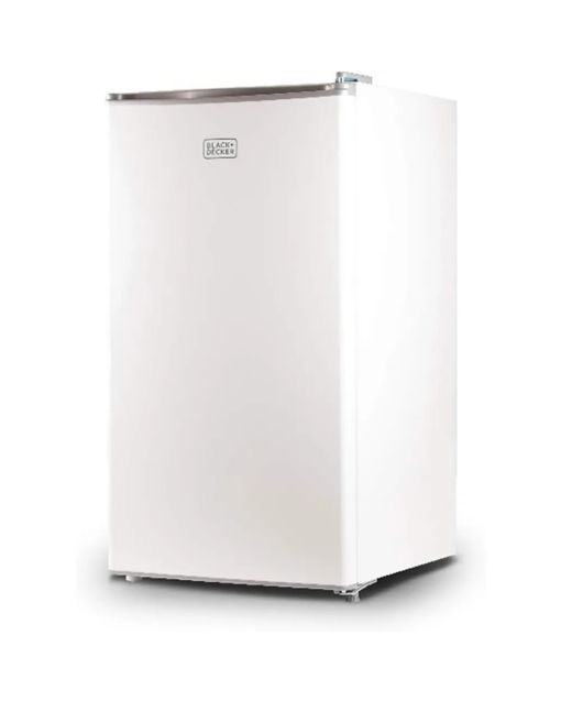 Compact Refrigerator Energy Star Single Door Mini Fridge with Freezer, 3.2 Cubic Ft.,120 Volts， White