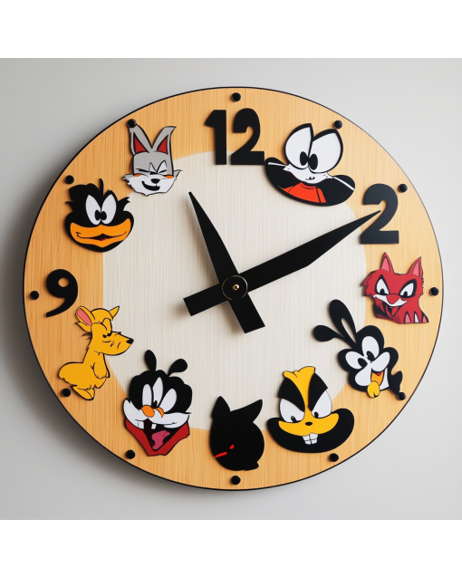 Animaniacs Custom Wall Clock - Stylish Home Decor for Fans, Perfect Housewarming or Gift for Interior Designers & Living Room Accents