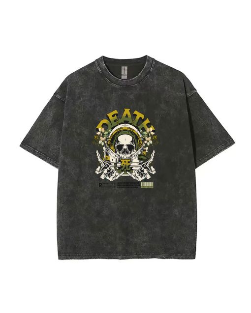 Cosmic Death Unisex Teen T-Shirt - Summer Casual Wear | School & Weekend Style | Gift for Birthdays & Holidays | Men's Oversized Flannel