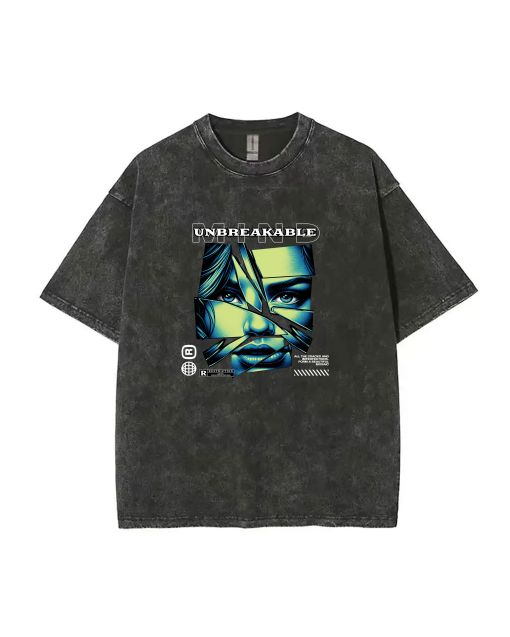 "Unbreakable Mind Unisex Teen T-Shirt - Casual Summer School & Weekend Wear | Birthday & Holiday Gift | Men's Flannel & Oversized Style"