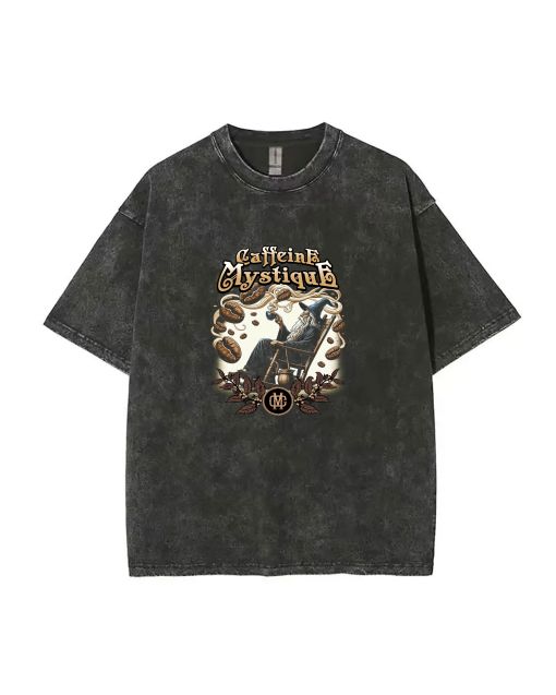 Shop the Wizard Graphic Mineral Wash T-Shirt: Cool, Classic Beach Shirt for Unisex Teens. Perfect for Casual Wear, School & Gifting - Get Yours Now!