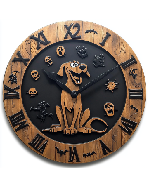 Courage the Cowardly Dog Custom Wall Clock - Stylish Home Decor and Functional Timekeeping for Fans and Gift Shoppers. Perfect for Any Occasion!