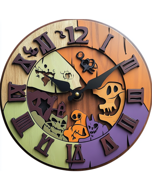 Cowardly Dog Custom Wall Clock - Stylish Home Decor for Dog Lovers & Gift Shoppers | Functional Timekeeping for Any Room or Occasion