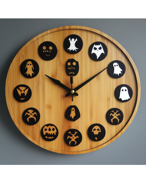 Custom Danny phantom, Wooden Wall Clock for Home Decor in Living Room, Kitchen and Kid Decorations Gifts