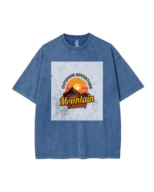 Outdoor Adventure Unisex Teen T-Shirt - Casual Summer School & Weekend Wear | Birthday & Holiday Gift - Men's Flannel Oversized Style