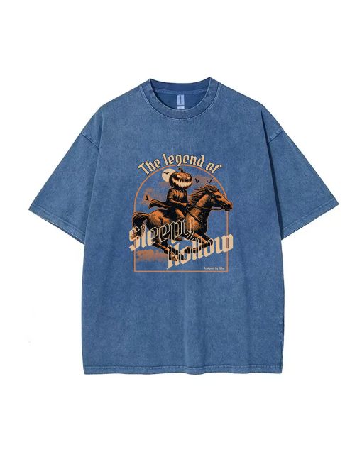 The Legend of Sleepy Hollow Hollow Unisex Teen T-Shirt - School & Weekend Casual Wear | Flannel & Oversized Style - Perfect Birthday & Holiday Gift