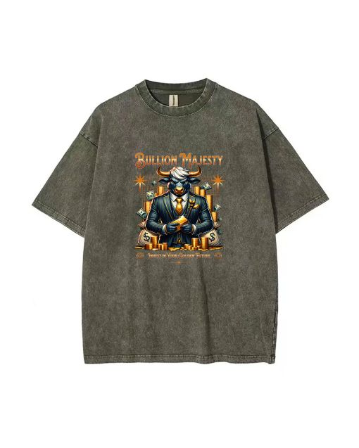 Bullion Majesty Unisex Teen Tee - Cool Summer Style for School & Weekends | Birthday & Holiday Gift | Men's Flannel & Oversized Fit