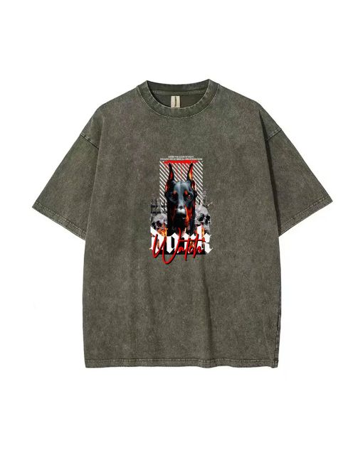 Dark Watch Mineral Wash T-Shirt: Unisex Beach Shirt | Cool & Classic for Teens | Casual Wear, School, Gift-Giving, Summer & Holidays