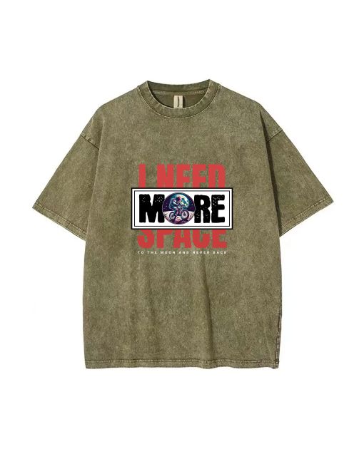 I Need More Space Unisex Teen T-Shirt - Casual Summer Wear for School & Weekends | Gift for Birthdays & Holidays | Men's Flannel & Oversized Style