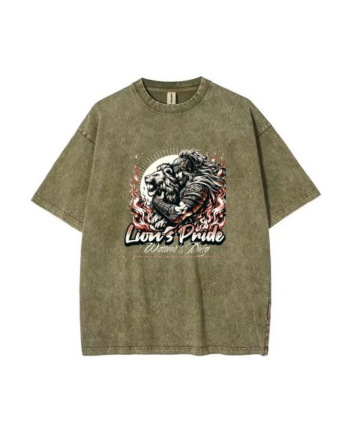 Lions Pride Unisex Teen T-Shirt - Summer Casual Wear for School & Weekends | Birthday & Holiday Gift - Men's Flannel & Oversized Style