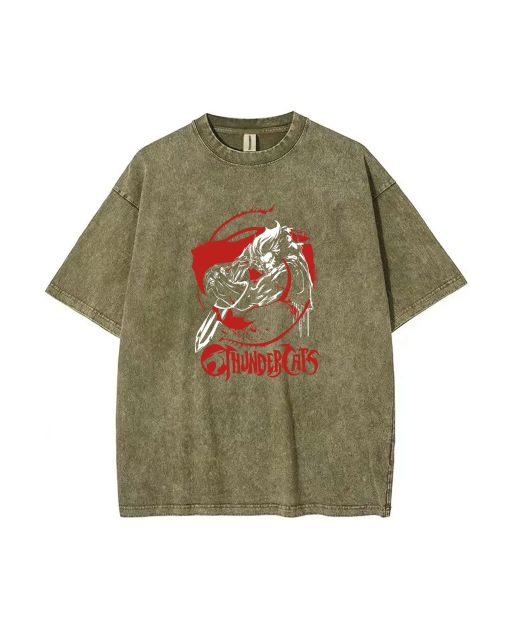 Stay Cool with Our Thundercat Mineral Wash T-Shirt – Perfect for Casual, School, and Summer Fun. Unisex Teens Love this Classic Beach Shirt!