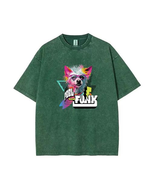 Feel The Funk Teen T-Shirt - School & Weekend Casual | Birthday & Holiday Gift | Unisex Flannel & Oversized Style for Summer Wear