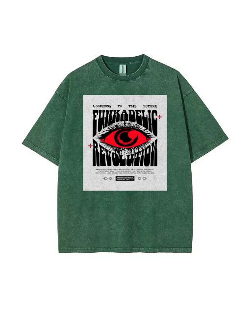 Funkadelic Revolution Red Teen T-Shirt - Summer Casual Wear for School & Weekends | Birthday & Holiday Gift | Unisex Flannel & Oversized Style