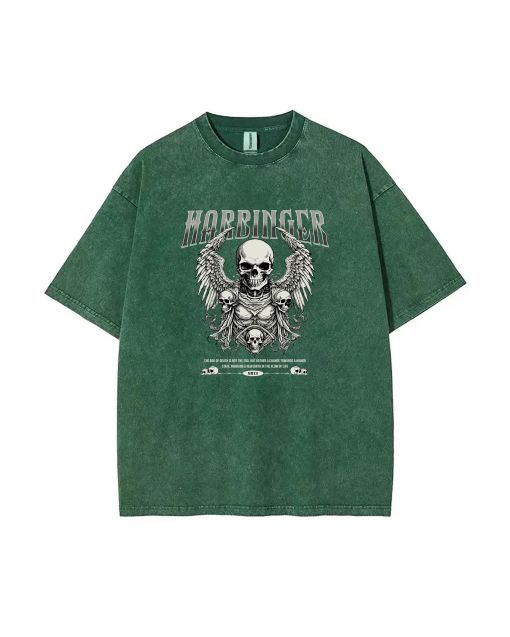 Harbinger Unisex Teen T-Shirt - Casual Summer Wear for School & Weekends | Perfect Birthday & Holiday Gift | Flannel & Oversized Style for Men