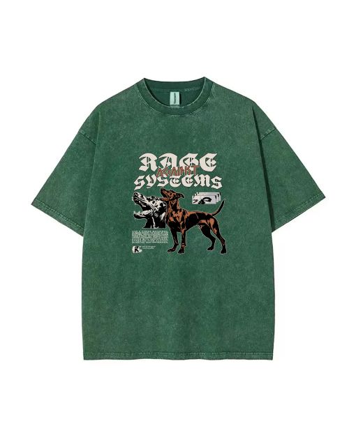 Rage Against System Teen T-Shirt - Casual Summer Wear for School & Weekends | Birthday & Holiday Gift | Unisex Oversized Flannel Style