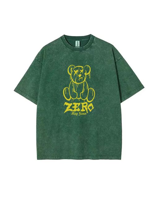 Teddy Bear-55 Mineral Wash T-Shirt: Cool Beach Shirt for Unisex Teens - Perfect for Casual Wear, School & Holidays - Classic T-Shirt Option