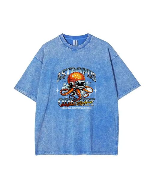 Astropus Unisex Teen T-Shirt - Summer Casual Wear for School & Weekends | Birthday & Holiday Gift | Men's Flannel & Oversized Style