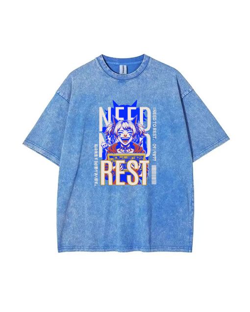 Need Rest Unisex Teen T-Shirt - Casual Summer Wear for School & Weekends | Flannel & Oversized Style - Perfect Birthday & Holiday Gift