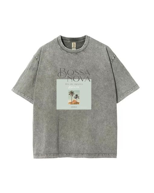 Bossa Nova Unisex Teen T-Shirt - Summer Casual Wear for School & Weekends | Birthday & Holiday Gift - Men's Flannel & Oversized Style