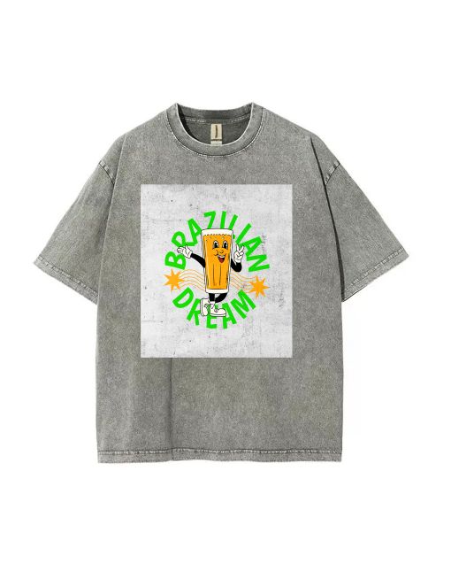 Brazilian Dream Unisex Teen T-Shirt - Summer Casual School & Weekend Wear | Birthday & Holiday Gift | Men's Flannel & Oversized Style