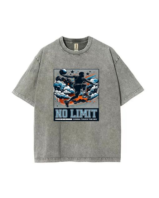 No Limit Unisex Teen T-Shirt - Summer Casual Wear for School & Weekends | Birthday & Holiday Gift | Men's Flannel & Oversized Style