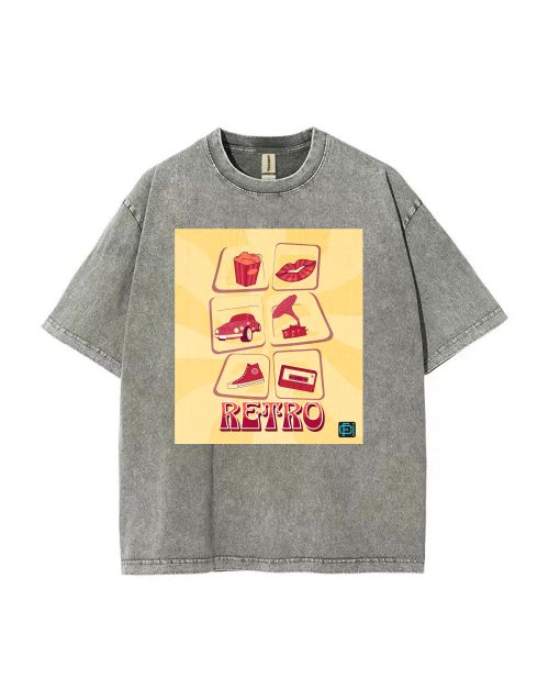 Retro Summer Vibes Unisex Teen T-Shirt - School & Weekend Casual Wear | Gift for Birthdays & Holidays | Men's Flannel & Oversized Style