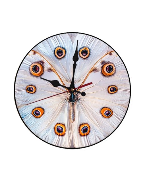 Custom Butterfly wings, Wooden Wall Clock for Home Decor in Living Room, Kitchen and Kid Decorations Gifts