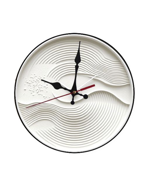 Custom Containing zen garden, Wooden Wall Clock for Home Decor in Living Room, Kitchen and Kid Decorations Gifts