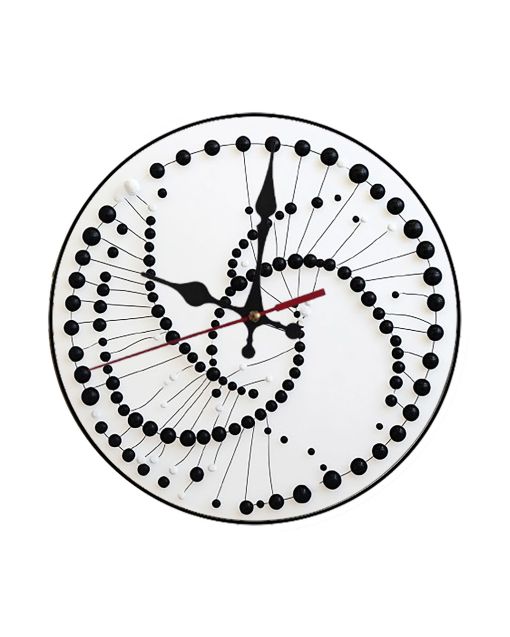 Custom Molecular structure, Wooden Wall Clock for Home Decor in Living Room, Kitchen and Kid Decorations Gifts