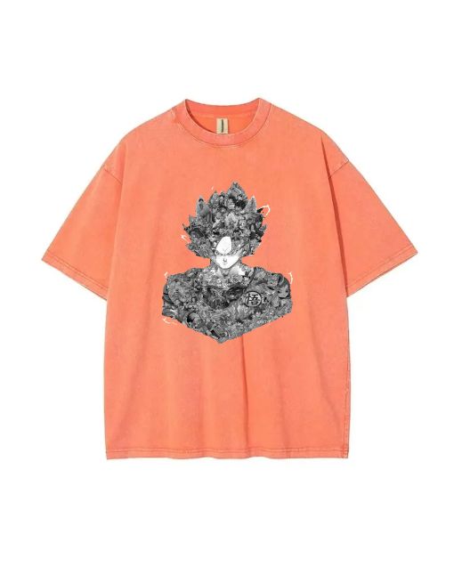 Elevate Your Style with Goku bn Mineral Wash T-Shirt - Unisex Cool Beach & Casual Shirt for Teens - Perfect Gift - Summer Must-Have