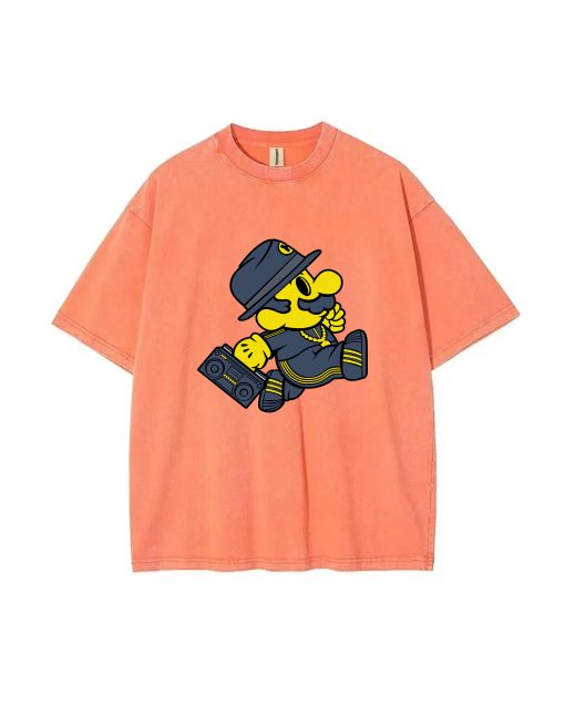 Marito Retro Mineral Wash T-Shirt: Cool Beach Shirt for Unisex Teens - Perfect for Casual Wear, School, or Gifts - Classic Design!