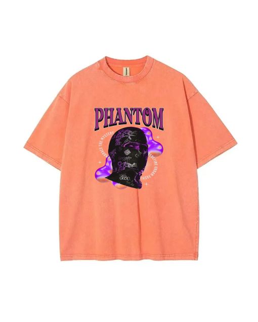 Phantom Unisex Teen T-Shirt - Summer Casual Wear for School & Weekends | Perfect Birthday & Holiday Gift | Men's Flannel & Oversized Style