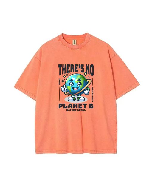 Theres No Planet B Teen T-Shirt - Summer Casual Wear for School & Weekends | Men's Flannel & Oversized Style | Birthday & Holiday Gift